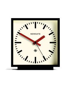 Newgate Amp Mantel Clock Black With Red Hands