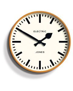 Newgate Jones Railway Wall Clock Orange
