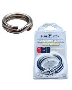 Surecatch Stainless Steel Fishing Split Rings For Fishing Lures