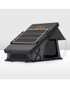 San Hima Kalbarri X Rooftop Tent Hardshell With Ladder 4x4 + 130W Solar Panel