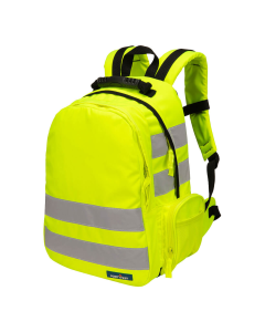 Portwest 25L Hi Vis Yellow Backpack - High Visibility Work Rucksack
