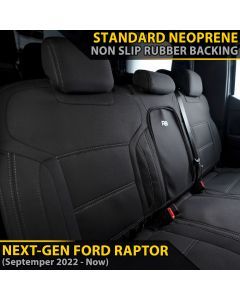 Ford Next-Gen Raptor Neoprene Rear Row Seat Covers (In Stock)