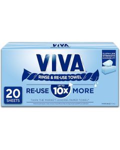 Viva Paper Towel Rinse & Re-Use Towel Reusable 20 Sheets