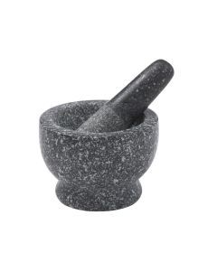 Davis & Waddell 9x9cm Granite Mini Mortar & Pestle - Grey (Traditional)
