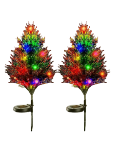 Twinkling Solar Christmas Tree Lights: A Festive Duo