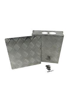 AUFOCUS GEN 4 - silver Checker Plate Tank Cover