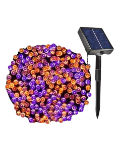 Halloween Solar String Lights Lithium Battery Outdoor Decor