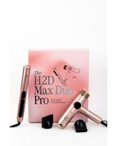H2D Max Duo Linear Straightener & Blowdryer Combo - Rose Gold