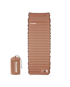 Ultralight Self-Inflating Sleeping Pad 10cm Thick Camping Air Mattress Khaki