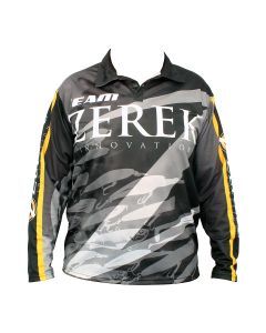 Team Zerek Fishing Shirt - Long Sleeved - UPF25+ Comfy,Light with Collar