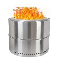 Stainless Steel Smokeless Fire Pit - Enhance Your Outdoor Ambiance
