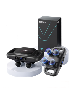 Fascia Gun Muscle Relaxation Massage Instrument - Gray