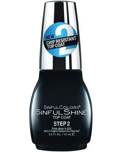 Sinful Colors 15ml Nail Polish Shine Top Coat - 2644