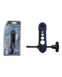Mustad Rod Mounted Mini Fishing Line Spooler with Adjustable Tension Knob
