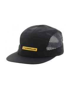 Caterpillar AO Print Snapback Baseball Cap - Pitch Black (Skate Surf Hat)
