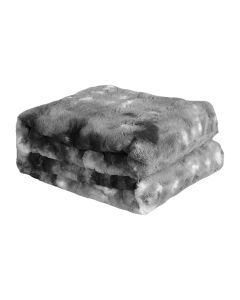 Dreamz Throw Blanket Luxury Tie-dyed Faux Fur 500GSM Bed Sofa Thick 127x152cm