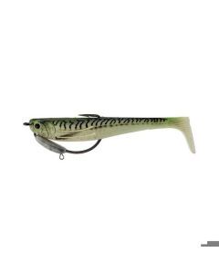 5 Inch Zerek Flat Shad Pro Soft Plastic Lure - Slimy Mackerel