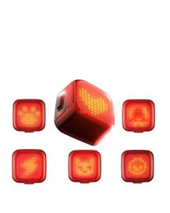 Smart Matrix Bike Tail Light Custom LED Patterns Red