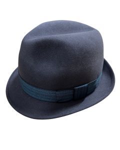 Akubra Trilby Mens Fur Felt Hat - Grey
