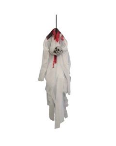 Horror Hanging Ghost Pendant Head in Hands