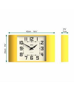 Newgate Metro Wall Clock-Yellow