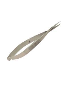 Fishing Rod Building Micro Scissors - 12cm Stainless Steel Straight Tip Spring Scissors