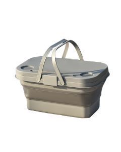 2-in-1 Picnic Basket Cooler with Table
