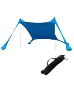 Ultralight Beach Awning Sunshade Tent for Outdoor (Blue)
