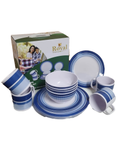 Royal Kitchenware Ocean 16 Piece Melamine Set