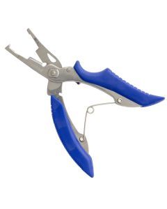 Mustad Stainless Steel Split Ring Pliers with Braid Cutting Function