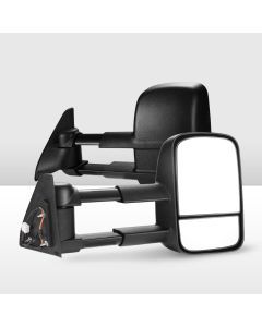 Pair Extendable Towing Mirrors Gen1 for Toyota Prado 120 Series 2002-2009