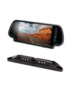 SafetyDave SD AHD 7″ Mirror Rear Vision Kit (150° AHD Licence Plate Camera)