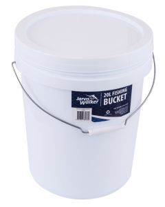 Jarvis Walker 20L Plastic Fishing Bucket with Lid