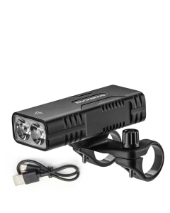 850LM LED Bike Light Super Bright USB-C Headlamp Black