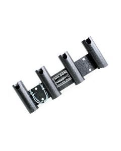 Wilson Bull Bar Rod Holder Black Hammertone Aluminium 4 Hole