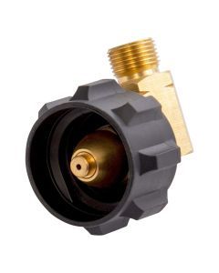 Gasmate ADAPTOR 90DEG LCC27 to 3/8" BSPP-LH
