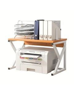 K-Type Desktop Printer Storage Rack - Multi-Layer Floor-to-Floor Cabinet