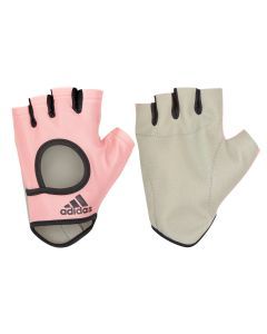 Adidas Womens Essential Gym Gloves - Pink (Weight Lifting & Sports Training)