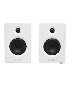 Victrola Tempo Bookshelf Speakers - White
