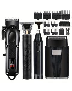 Men's Haircutting Kit USB Rechargeable Trimmer (4pcs)