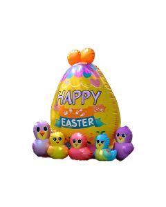 Vintage Giant Inflatable Easter Egg Festive Decor