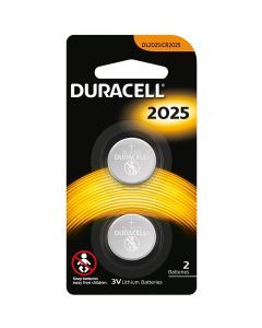 2x Duracell CR2025 Batteries Lithium 3V Battery Security 2025