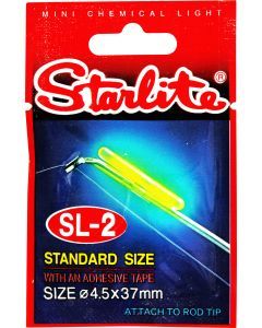 37mm Starlite Chemical Fishing Light with Tape - SL-2 Fluoro Glow Stick Light