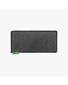 MUK MAT RECTANGLE STEP DARK GREY 28.5 X 60CM