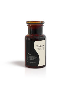 TeaGood Grow Organic Loose Leaf Tea Pregnancy Support & Digestive Blend - 45g in Glass Jar