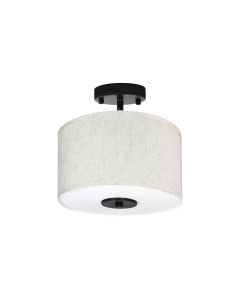 Emitto Ceiling Pendant Light 28cm Led Modern Lamp Home Lighting Linen Shade