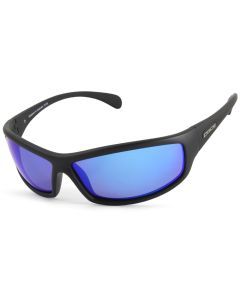 Dirty Dog Swivel Satin Black/Grey-Blue Mirror Polarised Men's Sunglasses