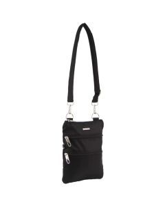 Pierre Cardin RFID Anti-Theft Slash Proof Crossbody Bag - Black