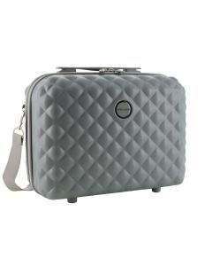 Pierre Cardin Hard Shell Travel Cosmetic Organiser - Grey (Beauty Case)
