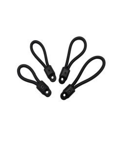 Bunji Loop & Knob 210mm Black 4 Piece